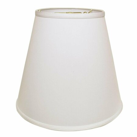 HOMEROOTS 16 in. White Deep Empire No Slub Lampshade 470018